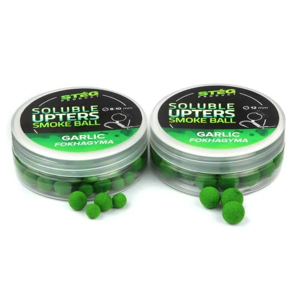 SNECI - Horgász webshop és horgászbolt - Stég Product Soluble Upters Smoke Ball 8-10mm Garlic-Almond 30g