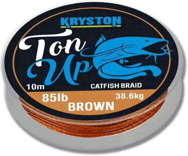 SNECI - Horgász webshop és horgászbolt - Kryston Ton Up Catfish Braid 85lb 10m  fonott előkezsinór