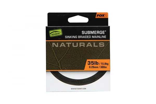 SNECI - Horgász webshop és horgászbolt - Submerge Naturals sinking braid x 300m 0.38mm 65lb/29.5kg