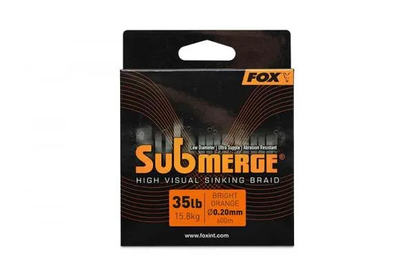 SNECI - Horgász webshop és horgászbolt - Submerge Orange sinking braid x 600m 0.20mm 35lb/15.8kg