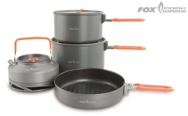 SNECI - Horgász webshop és horgászbolt - FOX Cookware Set - 3pc Medium Set 3 részes edénykészlet