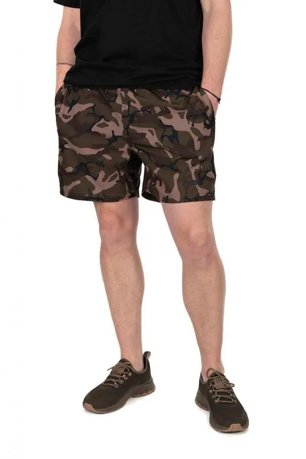 SNECI - Horgász webshop és horgászbolt - Fox Black / Camo LW Swim Shorts SMALL