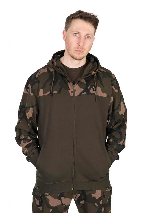 SNECI - Horgász webshop és horgászbolt - LW Khaki / Camo Split Zip Hoody SMALL