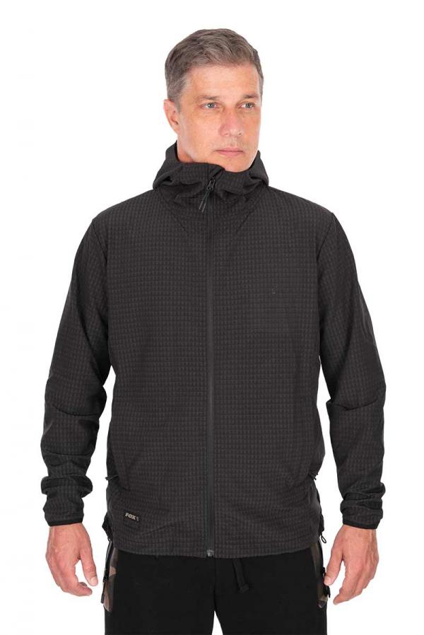 SNECI - Horgász webshop és horgászbolt - Fox Black Premium mid layer jacket - 3XL