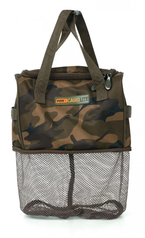 SNECI - Horgász webshop és horgászbolt - Fox Camolite Bait & Air Dry Bag - M 25x20x14,5cm bojlis és etetőanyagos táska
