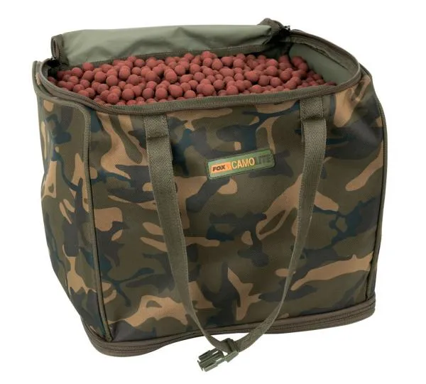SNECI - Horgász webshop és horgászbolt - Fox Camolite Bait & Air Dry Bag L 36x32x29cm bojlis és etetőanyagos táska