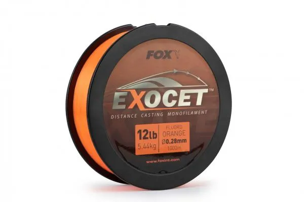 SNECI - Horgász webshop és horgászbolt - Fox Exocet 0.28mm 12lb / 5.5kg (1000m) monofil zsinór