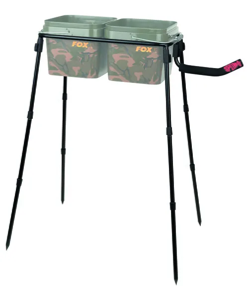 SNECI - Horgász webshop és horgászbolt - Fox Double Bucket Stand Kit vödör tartó állvány