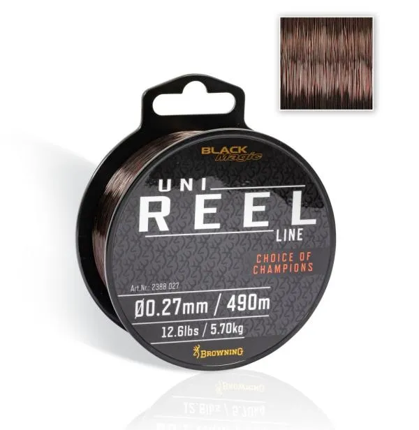 SNECI - Horgász webshop és horgászbolt - ?0,19mm Browning Black Magic® Uni Reel Line 680m 3,00kg,6,60lbs barna 1darab
