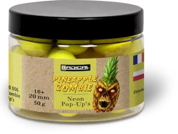 SNECI - Horgász webshop és horgászbolt - Zebco Z-Carp Pineapple Zombie 16,20mm 50g neon sárga PopUp