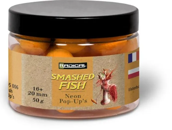 SNECI - Horgász webshop és horgászbolt - Zebco Z-Carp Smashed Fish 16,20mm 50g neon narancs PopUp