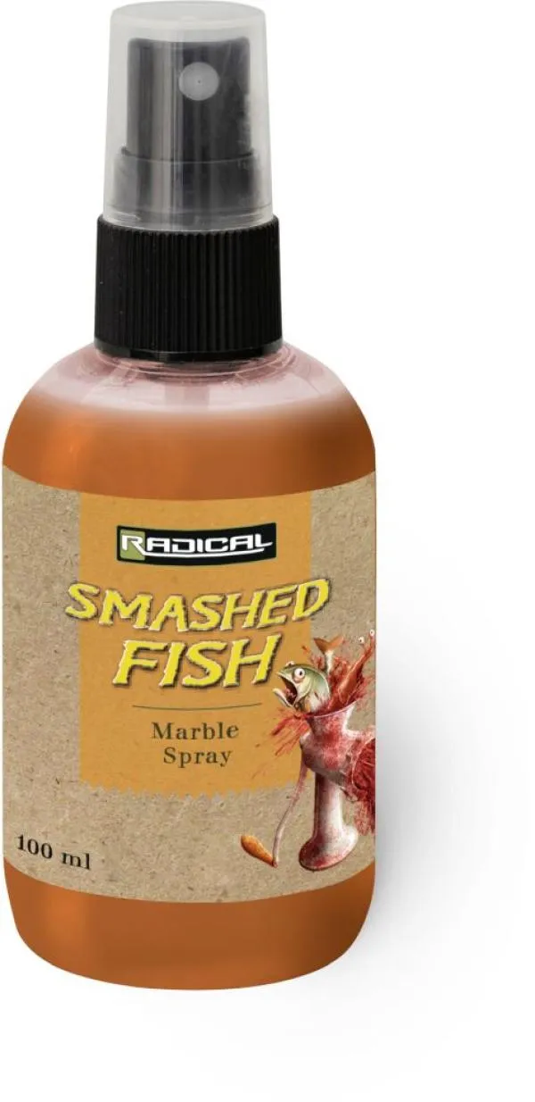 SNECI - Horgász webshop és horgászbolt - Radical Smashed Fish Marble Spray 100ml narancs
