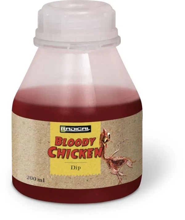 SNECI - Horgász webshop és horgászbolt - piros/barna Zebco Z-Carp™ Bloody Chicken Dip 200ml