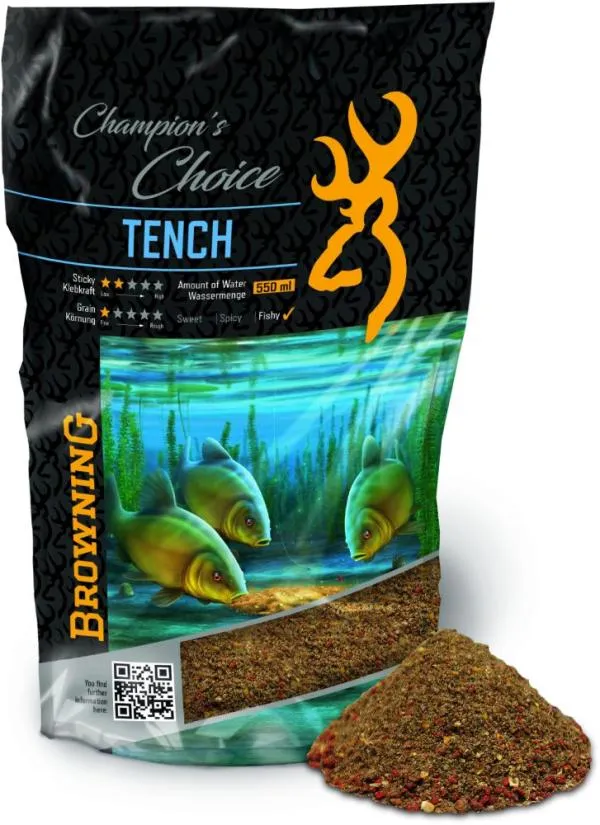 SNECI - Horgász webshop és horgászbolt - Browning Chamipon Choice Tench 1kg etetőanyag