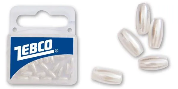 SNECI - Horgász webshop és horgászbolt - 6mm Zebco Z-Sea Rice Beads perlmutt 100darab ?3mm,?1mm
