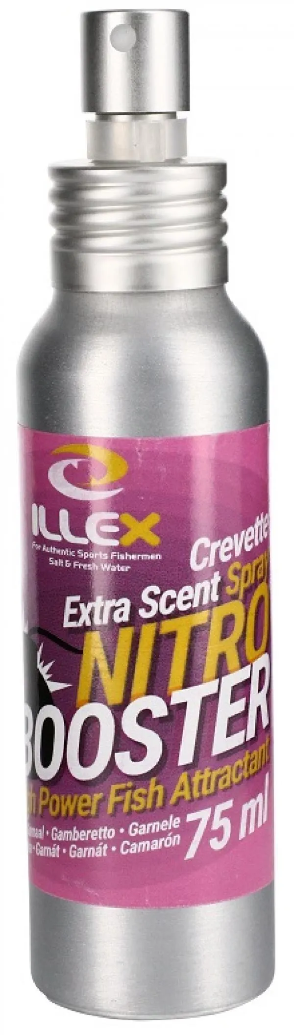 SNECI - Horgász webshop és horgászbolt - Illex Nitro Booster spray 75ml - garnélarák