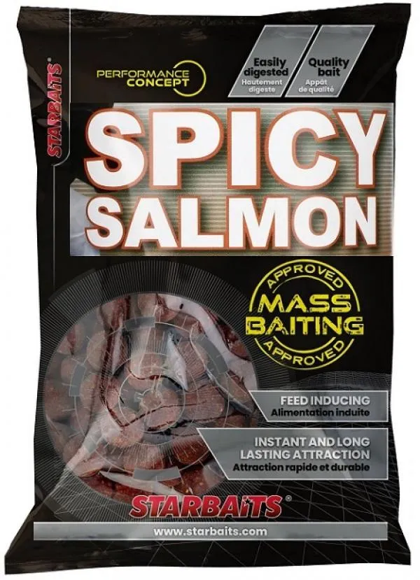 SNECI - Horgász webshop és horgászbolt - Mass Baiting Boilies Spicy Salmon 20mm 3kg