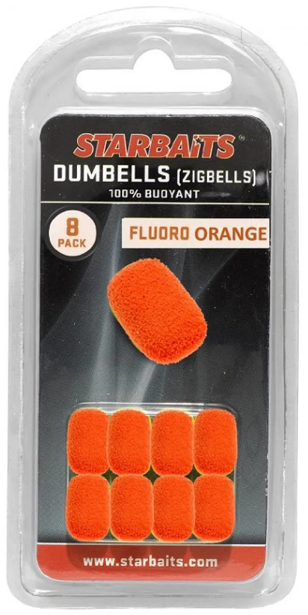 SNECI - Horgász webshop és horgászbolt - Starbaits Dumbells narancssárga 8db lebegő golyó