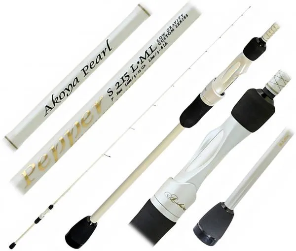 SNECI - Horgász webshop és horgászbolt - ILLEX Pepper X5 S L-ML Akoya Pearl (2,15m 3-12g) pergető horgászbot