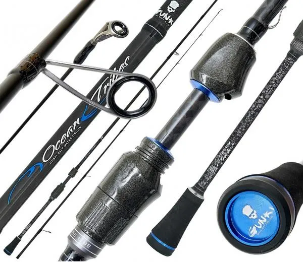 SNECI - Horgász webshop és horgászbolt - GUNKI Ocean Tribes Rock S (2,00m L 3,5-7/12g) pergető bot