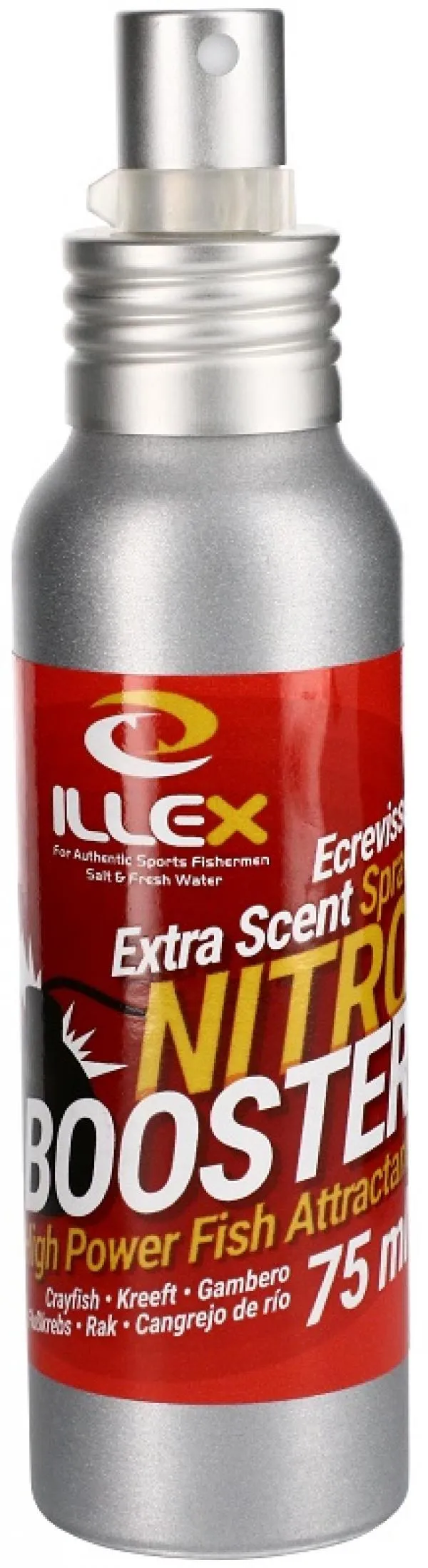 SNECI - Horgász webshop és horgászbolt - Illex Nitro Booster spray 75ml - rák