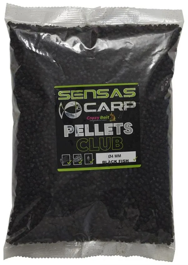 SNECI - Horgász webshop és horgászbolt - Pellet Club Black Fish 10kg 4mm