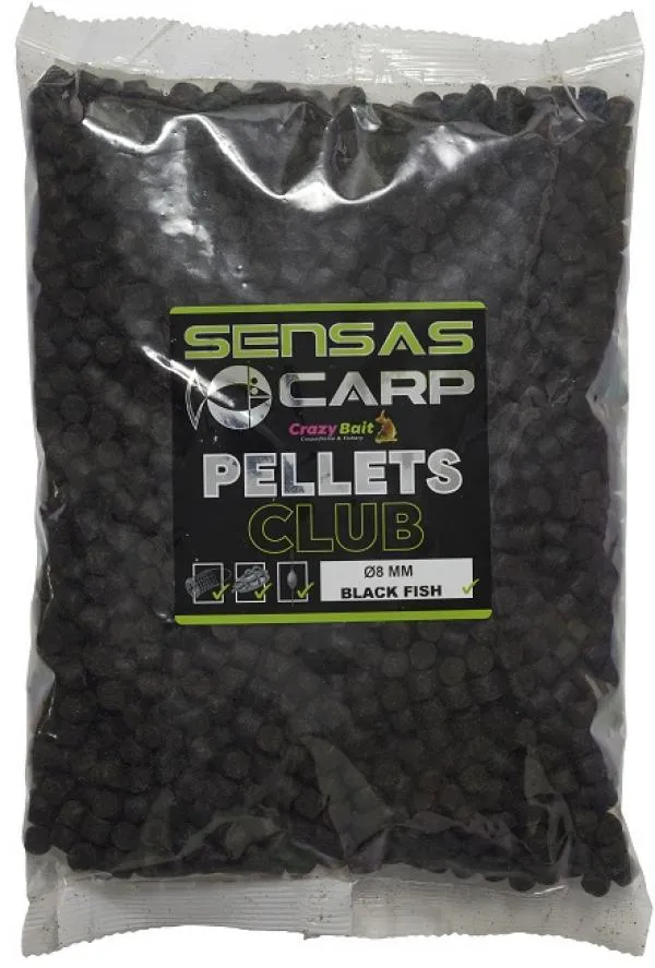 SNECI - Horgász webshop és horgászbolt - Pellet Club Black Fish 10kg 8mm