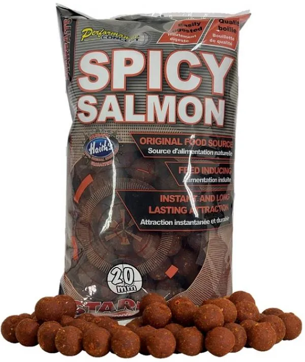 SNECI - Horgász webshop és horgászbolt - Boilies Spicy Salmon 14mm 800g