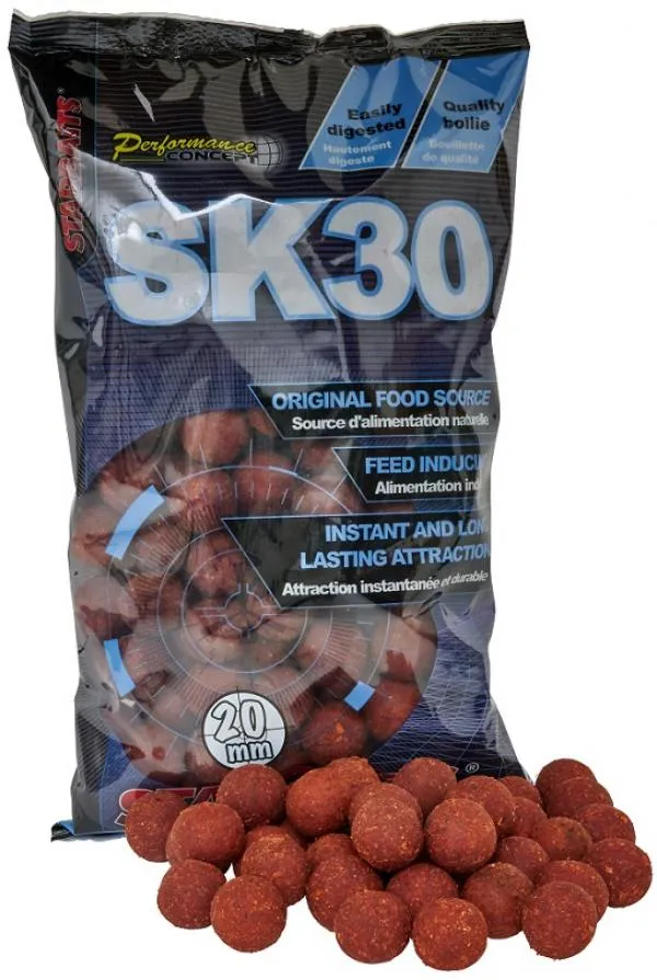 SNECI - Horgász webshop és horgászbolt - Boilies SK30 24mm 800g