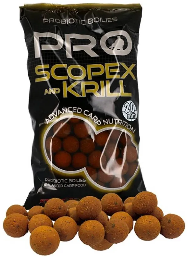 SNECI - Horgász webshop és horgászbolt - Boilies Pro Scopex Krill 20mm 800g