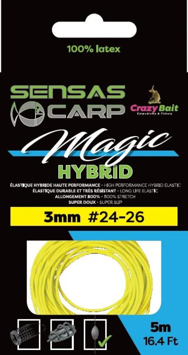 SNECI - Horgász webshop és horgászbolt - Rakósgumi Magic Hybrid 5m 2,6mm