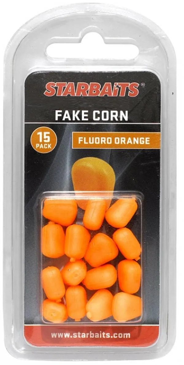 SNECI - Horgász webshop és horgászbolt - Floating Fake Corn narancssárga XL (gumikukorica-lebegő) 10db
