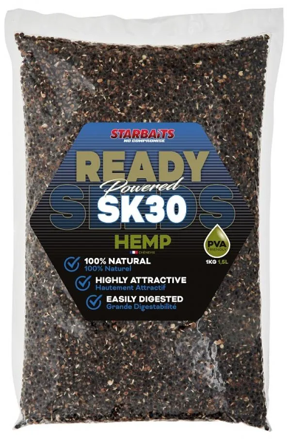 SNECI - Horgász webshop és horgászbolt - Starbaits Ready Seeds SK30 Hemp 1kg kender