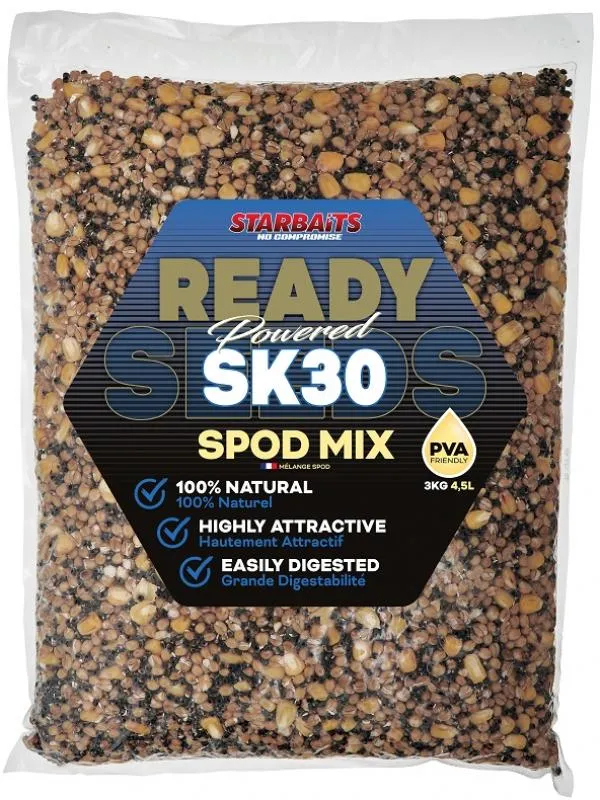 SNECI - Horgász webshop és horgászbolt - Starbaits Ready Seeds SK30 Spod Mix 3kg magmix