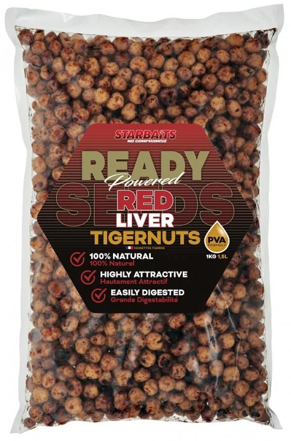 SNECI - Horgász webshop és horgászbolt - Starbaits Ready Seeds Red Liver Tigernuts 1kg tigrismogyoró