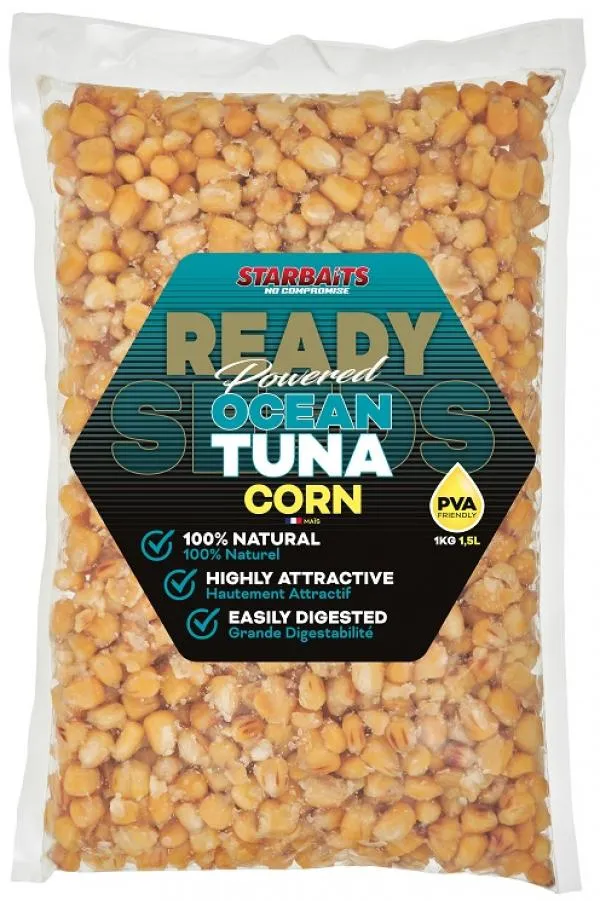 SNECI - Horgász webshop és horgászbolt - Starbaits Ready Seeds Ocean Tuna Corn 1kg kukorica