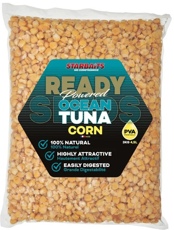 SNECI - Horgász webshop és horgászbolt - Starbaits Ready Seeds Ocean Tuna Corn 3kg kukorica