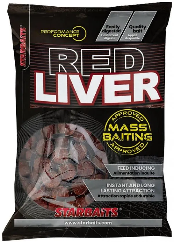 SNECI - Horgász webshop és horgászbolt - Mass Baiting Boilies Red Liver 14mm 3kg