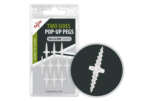 SNECI - Horgász webshop és horgászbolt - CZ Kétoldalas pop-up csavar, 18x4,5 mm, 10 db