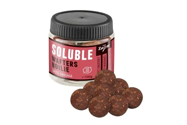 SNECI - Horgász webshop és horgászbolt - CZ Oldódó wafters bojli, o18 mm, 
fűszeres kolbász, 100 g