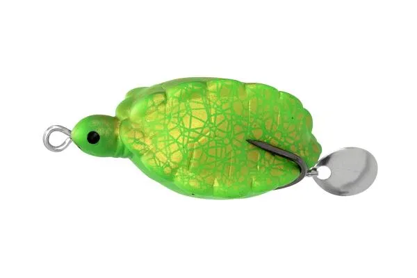 SNECI - Horgász webshop és horgászbolt - PZ Tortuga teknőcutánzat, 5 cm, 11 g, zöld, arany