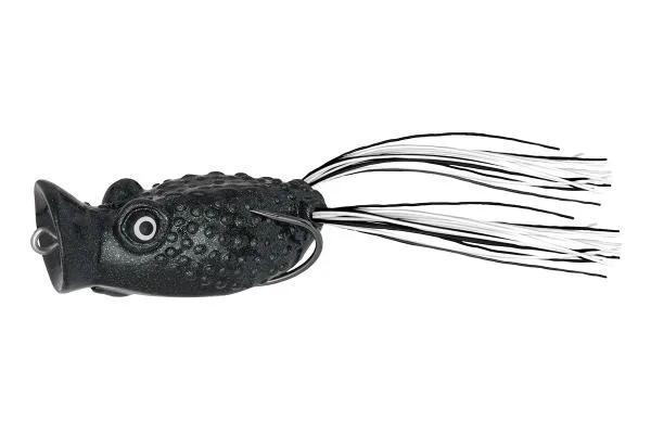 SNECI - Horgász webshop és horgászbolt - PZ Popper Frog békautánzat, 6 cm, 16 g, fekete