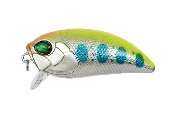 SNECI - Horgász webshop és horgászbolt - PZ Angry Crank wobbler, 5 cm, 8 g, zöld, fehér, kék, úszó