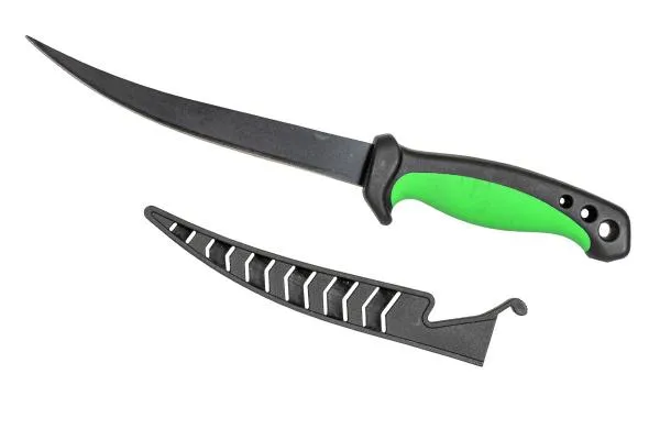 SNECI - Horgász webshop és horgászbolt - CarpZoom Bevonatos filéző kés, 28,5 cm