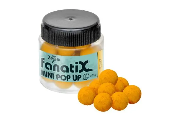 SNECI - Horgász webshop és horgászbolt - CarpZoom Fanati-X Mini Pop Up horogcsali, 10 mm, méz, 25g Popup