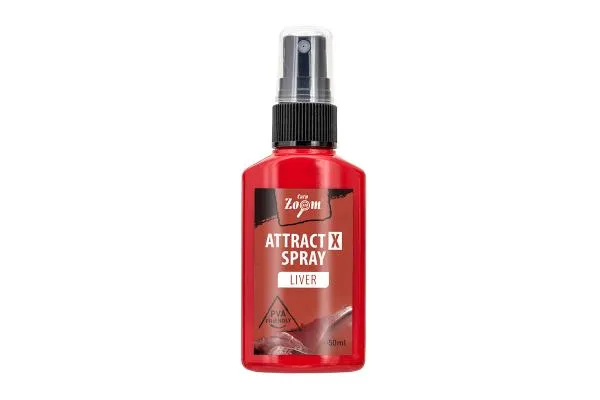 SNECI - Horgász webshop és horgászbolt - CarpZoom AttractX aroma spray, máj, 50 ml