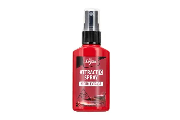 SNECI - Horgász webshop és horgászbolt - CarpZoom AttractX aroma spray, féreg kivonat, 50 ml