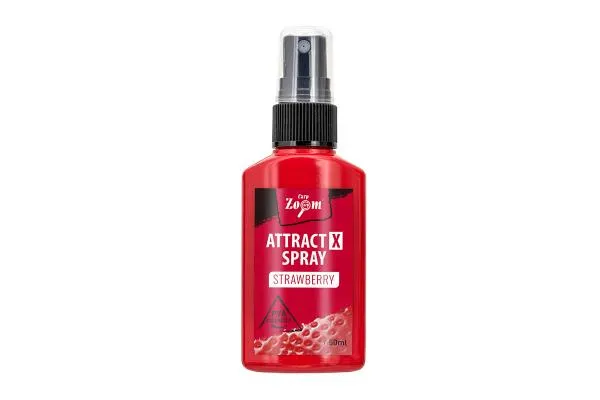 SNECI - Horgász webshop és horgászbolt - CarpZoom AttractX aroma spray, eper, 50 ml