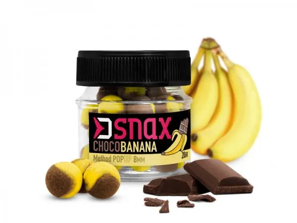 SNECI - Horgász webshop és horgászbolt - D SNAX POP csali 8mm 20g Csokoládé-Banán PopUp