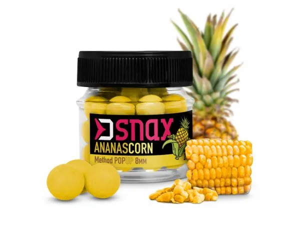 SNECI - Horgász webshop és horgászbolt - D SNAX POP csali 10mm 20g Kukorica-Ananász PopUp